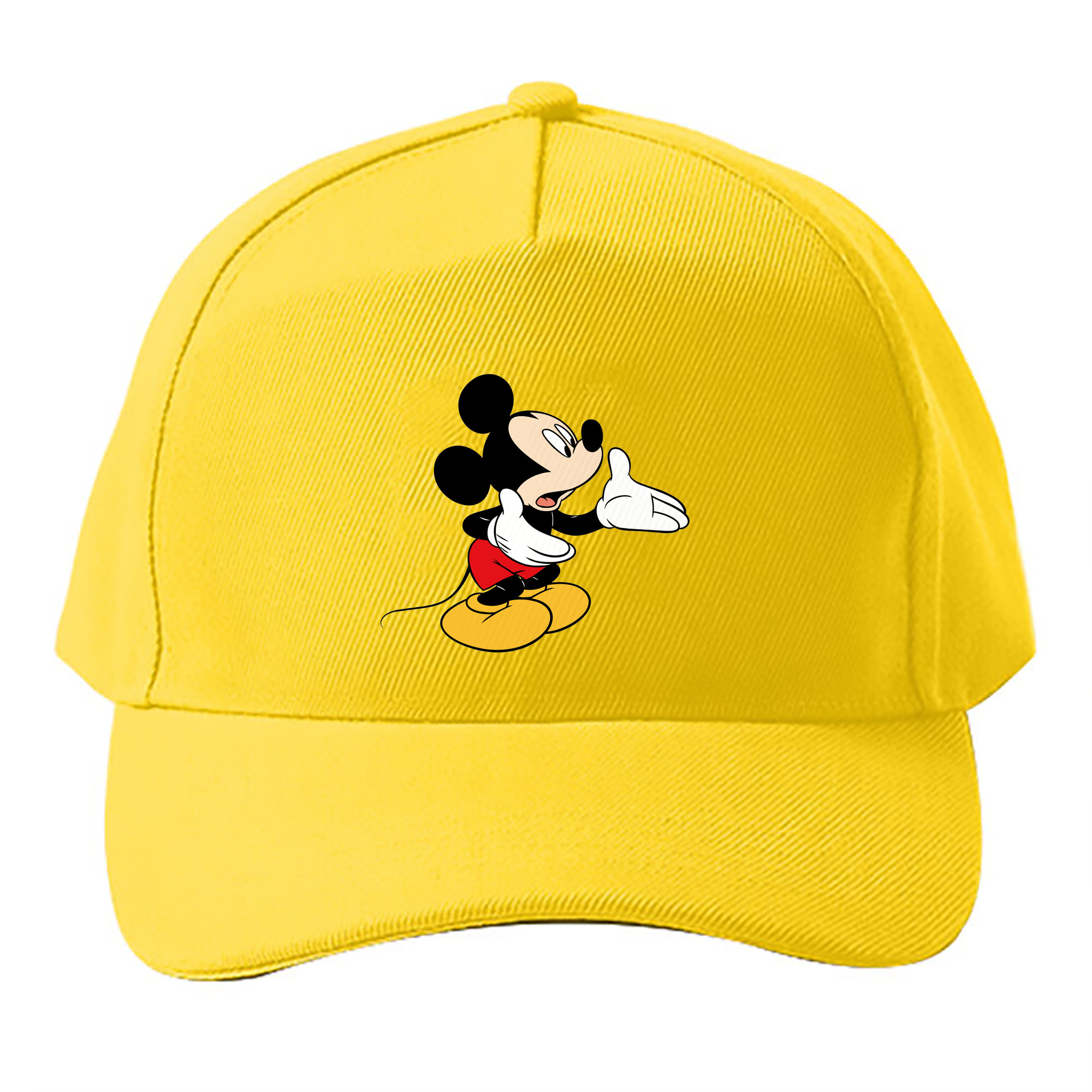 （画像用） ミッキーマウス Mickey Mouse ベースボールキャップ 綿100％ 男女兼用 帽子 スポーツ